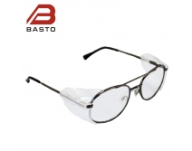 邦士度 安全眼镜 劳保眼镜 金属框架防护眼镜护翼护目镜