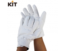 KIT耐180度高温手套 隔热 不掉毛 白色耐磨芳纶劳保手套 无尘室用