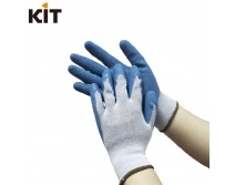 KIT防滑防割涂胶纱手套 浸乳胶劳保手套耐磨 防刺穿灵活舒适灵活