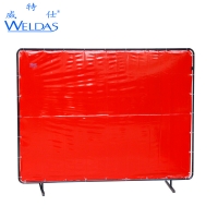 威特仕（WELDAS）55-6468橙红色高透视防护屏1.74x2.34m仅屏不含框架