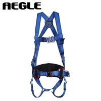 羿科AEGLE进口全身双背式双保险电工护腰安全带 建筑工地户外高空作业防坠落救援攀爬安全带